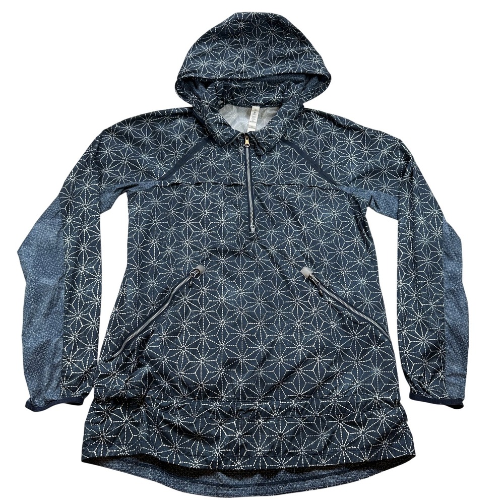 Lululemon Athletica Size 10 Athletic Hoodie Pullover Geometric Print Athleisure‎